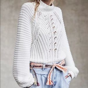 NWOT Free People Sweetheart Sweater